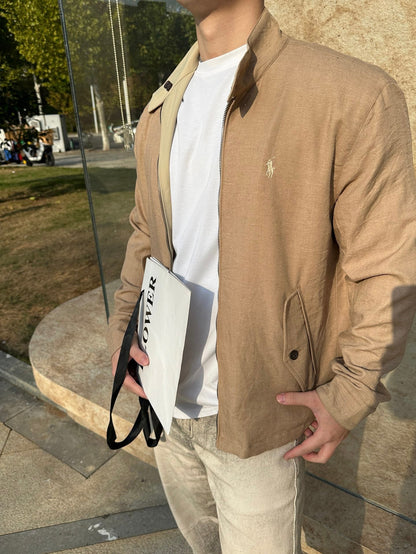 2026 New RL Logo Embroidered Double-Breasted Jacket (25298-C15)