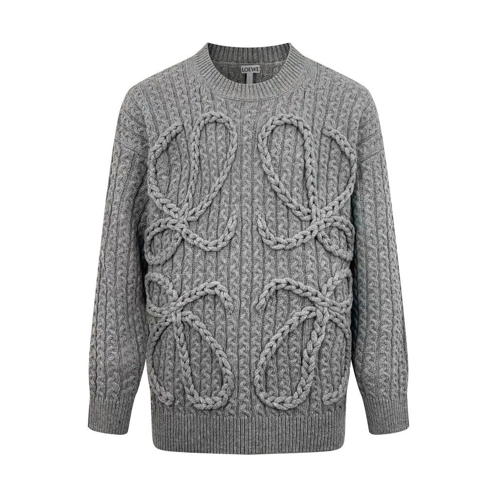 2026 New Style Way Twisted Knit Sweater (25387-B70)