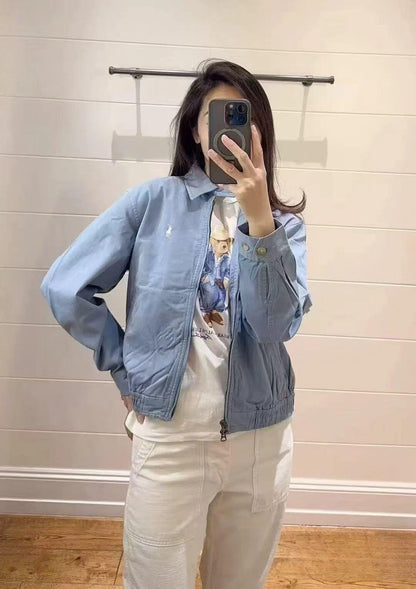 2026 New RL Embroidered Zip Jacket (CC908-B55)