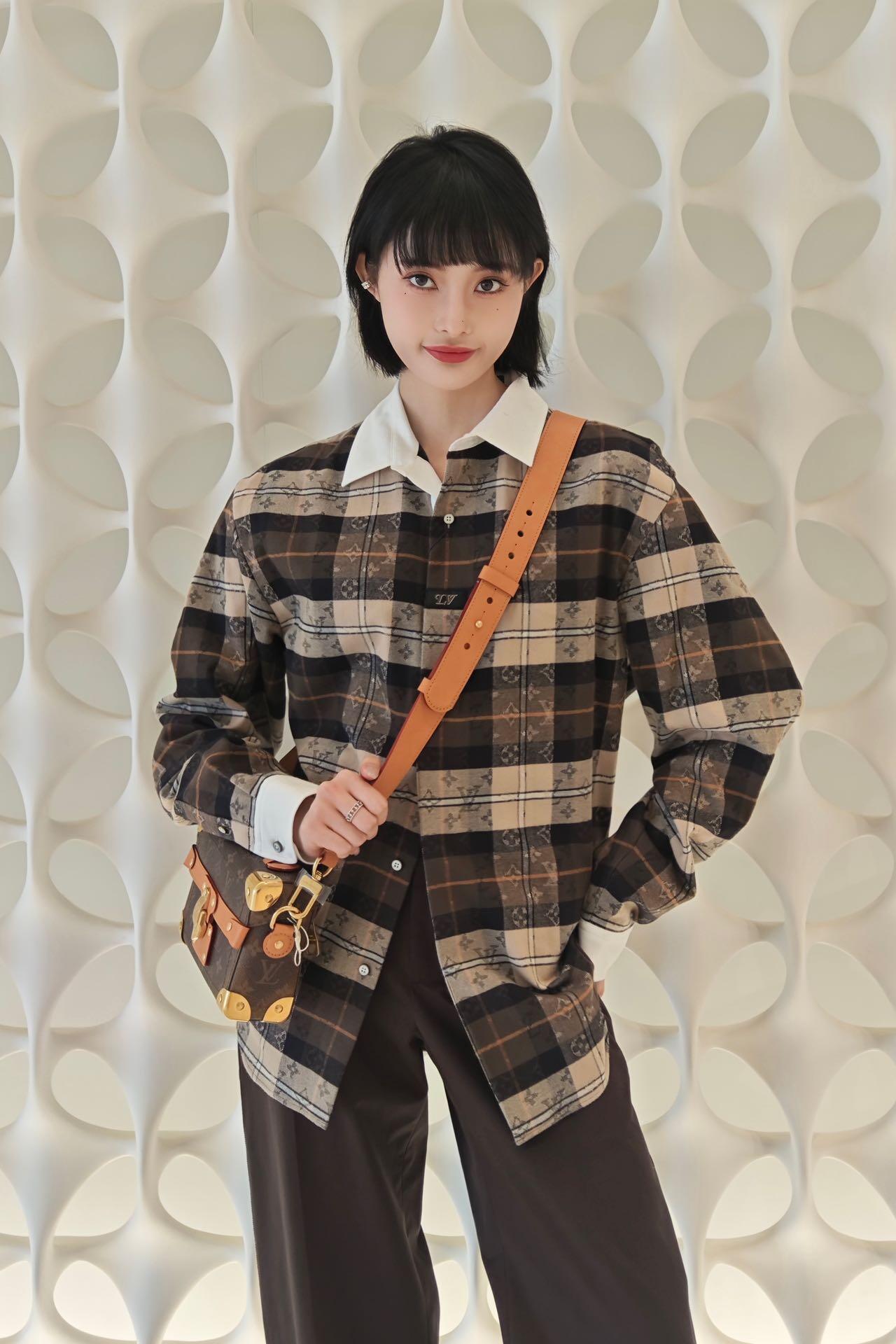 2026 New LY Tartan Jacquard Polo Shirt (BB743-B80)