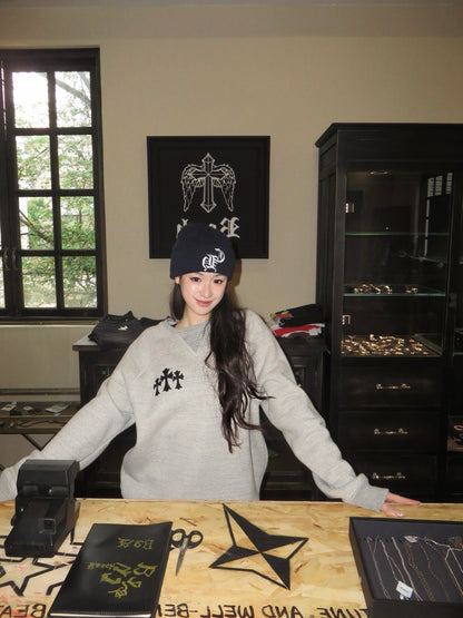 2026 New CH Logo Crew Neck Sweatshirt (CC917-B20)