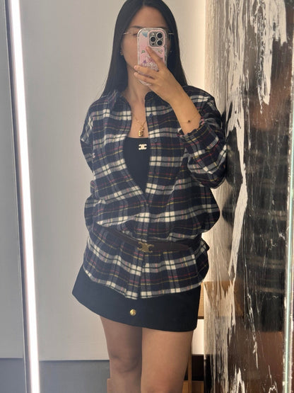 2026 New Ce Logo Check Shirt (BB742-B40)