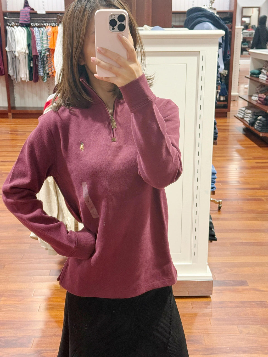 2026 New RL Colour Embroidered Half-Turtleneck Sweatshirt (BB759-A90)