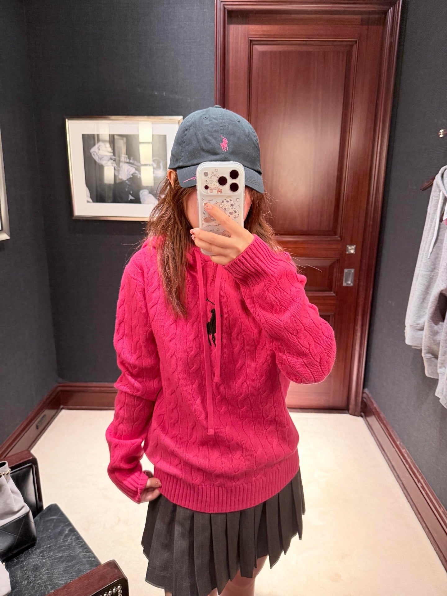 2026 New RL Embroidered Cowl-Neck Cable-Knit Jumper (CC921-B60)