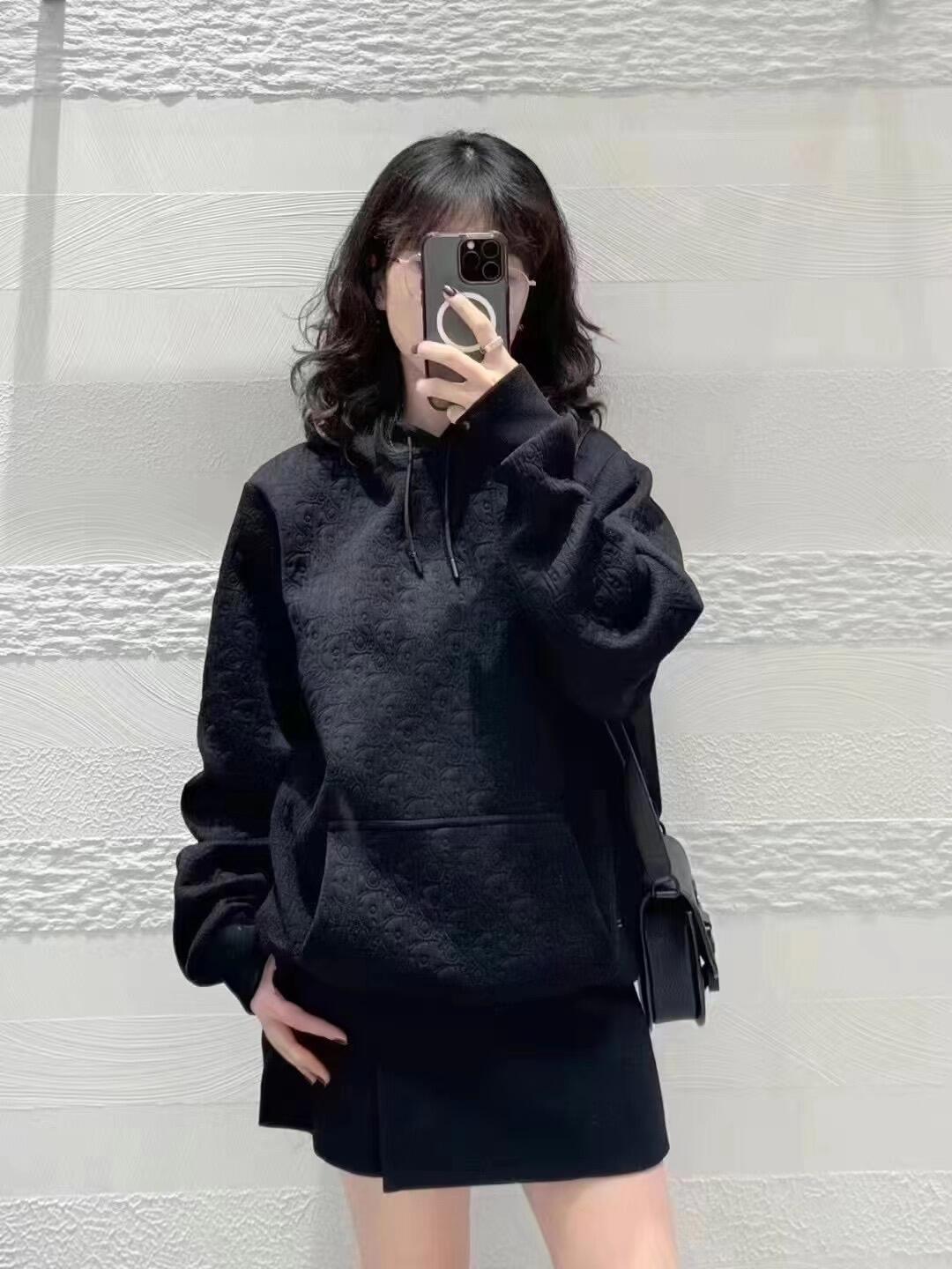 2026 New CD Full-Print Letter Hooded Sweatshirt (25380-B70)