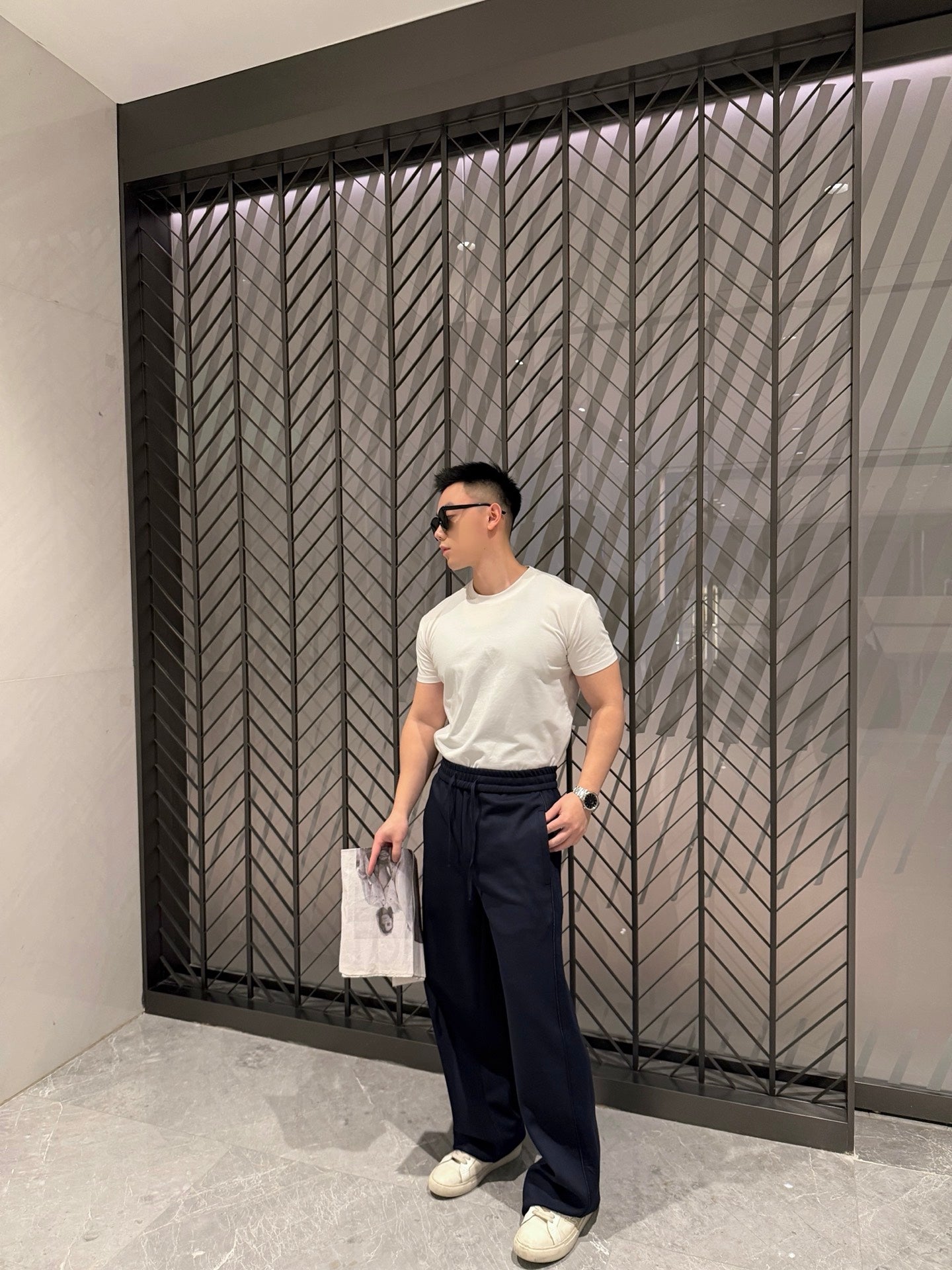 2026 New Style CD Embroidered Casual Pants (BB741-B35)