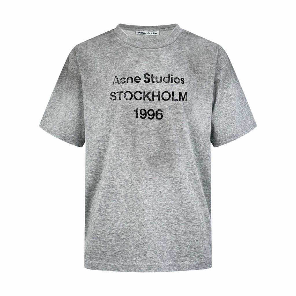 2026 New Ace Spray-Printed Distressed Logo Short-Sleeved Shirt (CC928-A15)