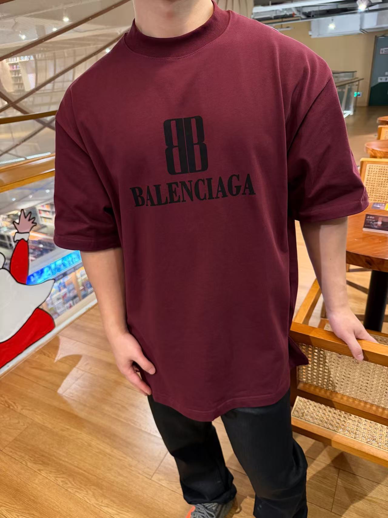 2026 New Balen BB Printed Short-Sleeved Shirt (AA525-A10)
