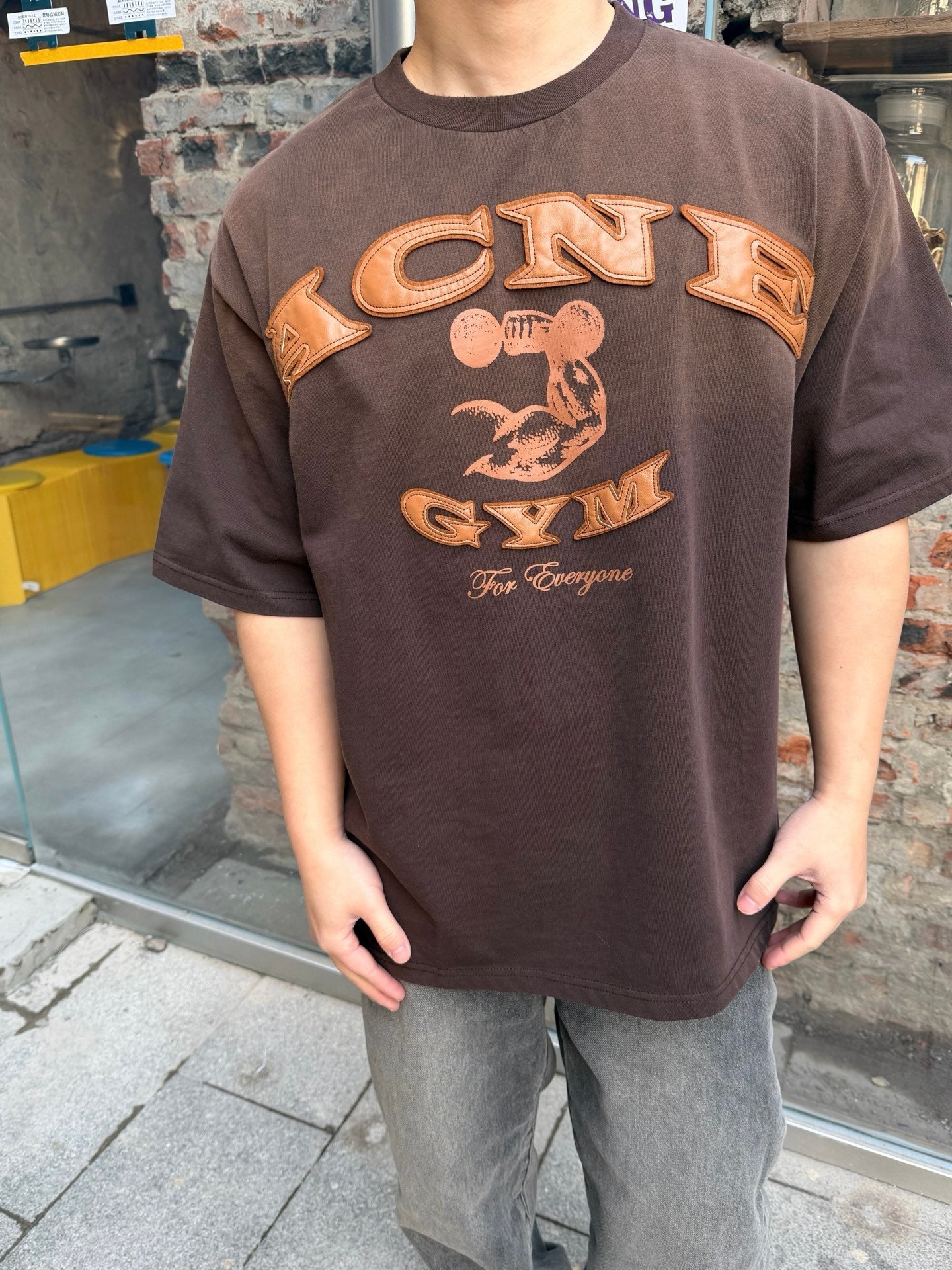 2026 New Acn Distressed Logo Short-Sleeve Shirt (CC923-A35)