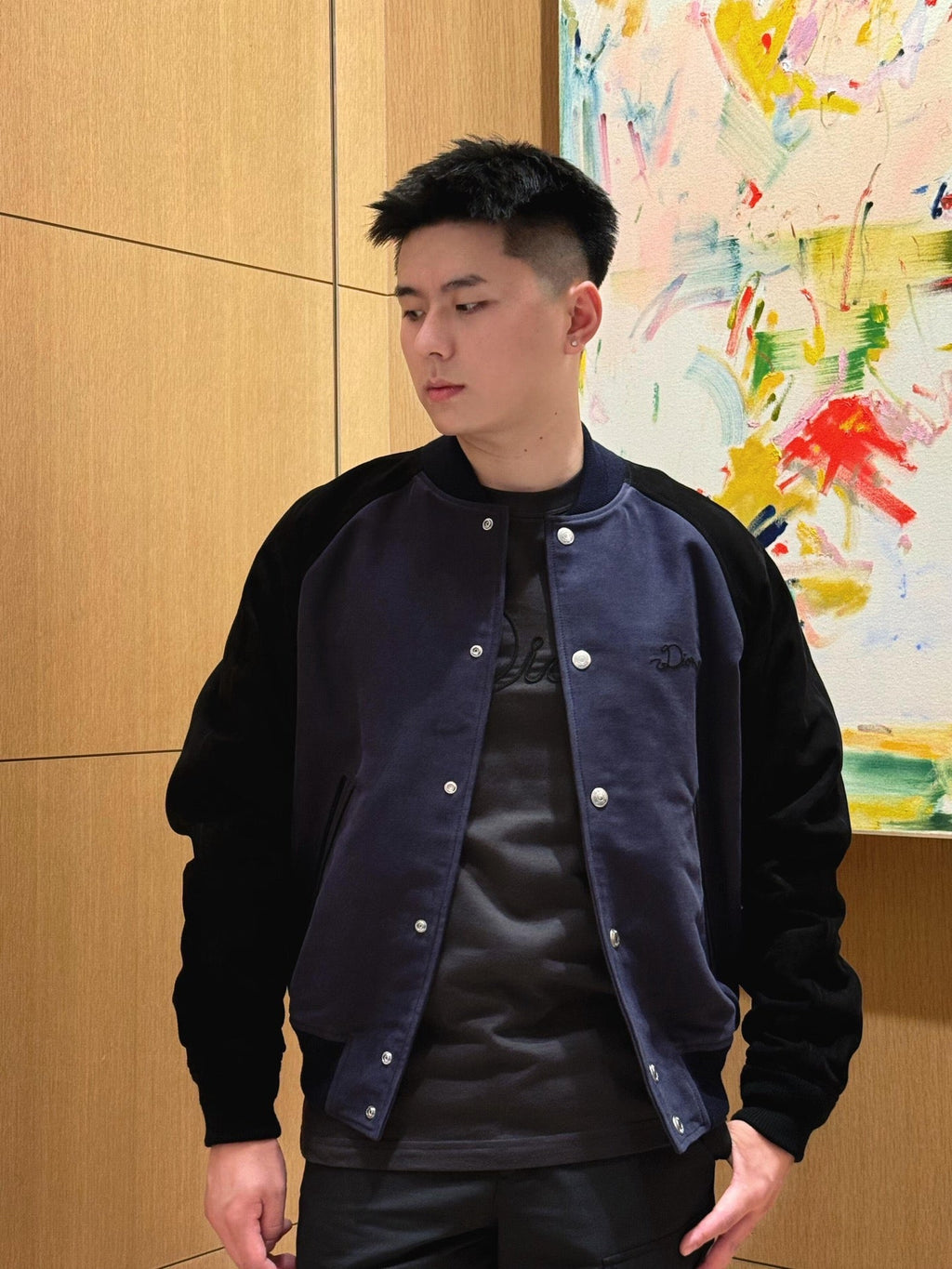 2026 New CD Embroidered Baseball Jacket (BB757-C70)