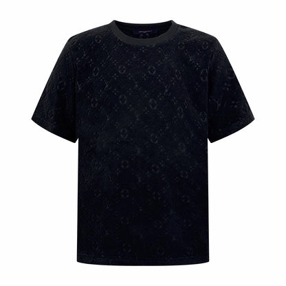 2026 New LY Embossed Terry T-Shirt (25325-A20)