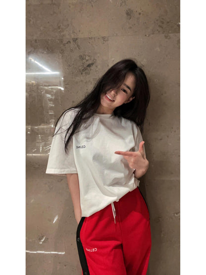 2026 New Ce Letter Print T-Shirt (AA532-A05)