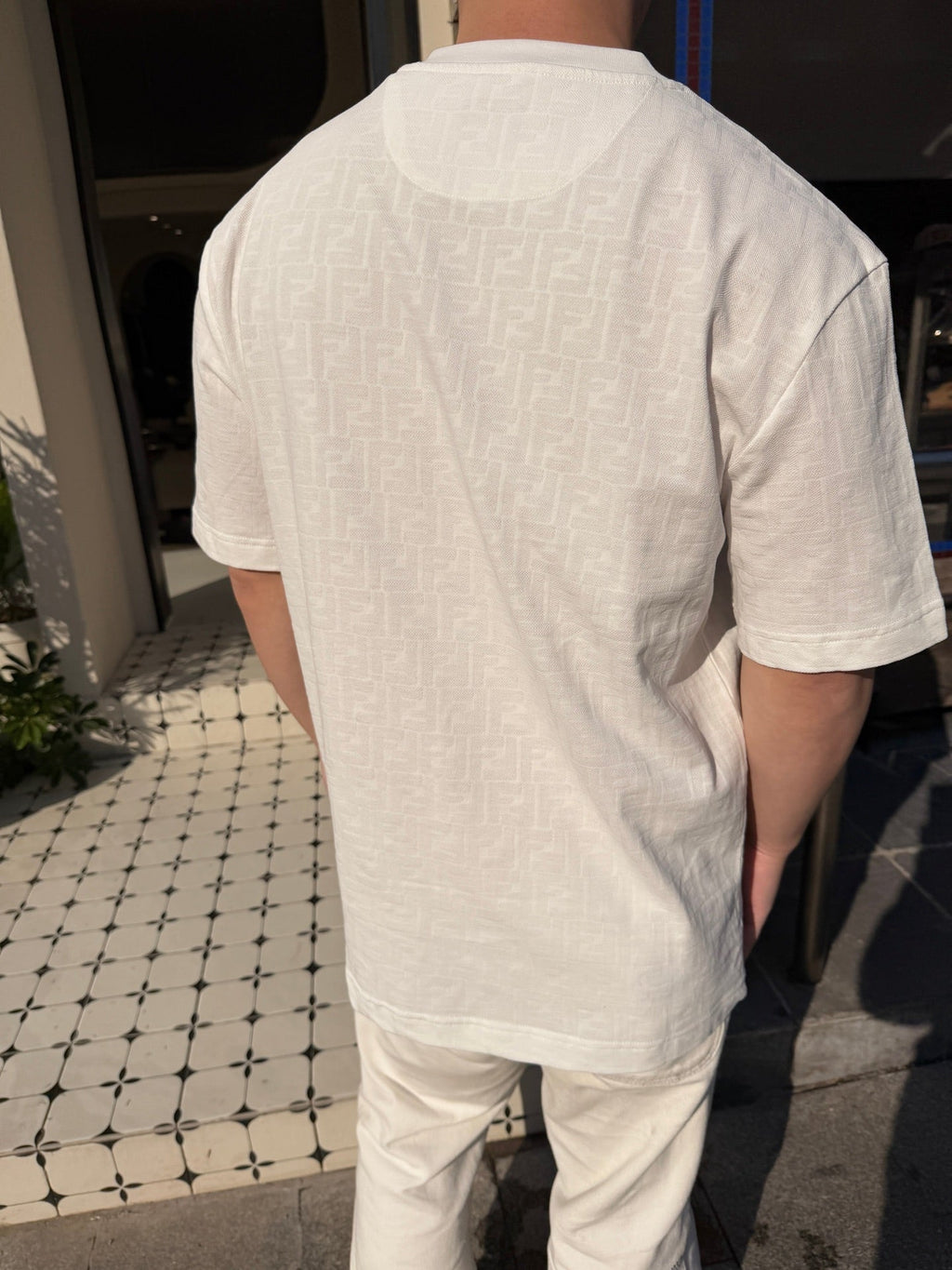 2026 New FF Jacquard Short-Sleeved Shirt (BB749-A20)