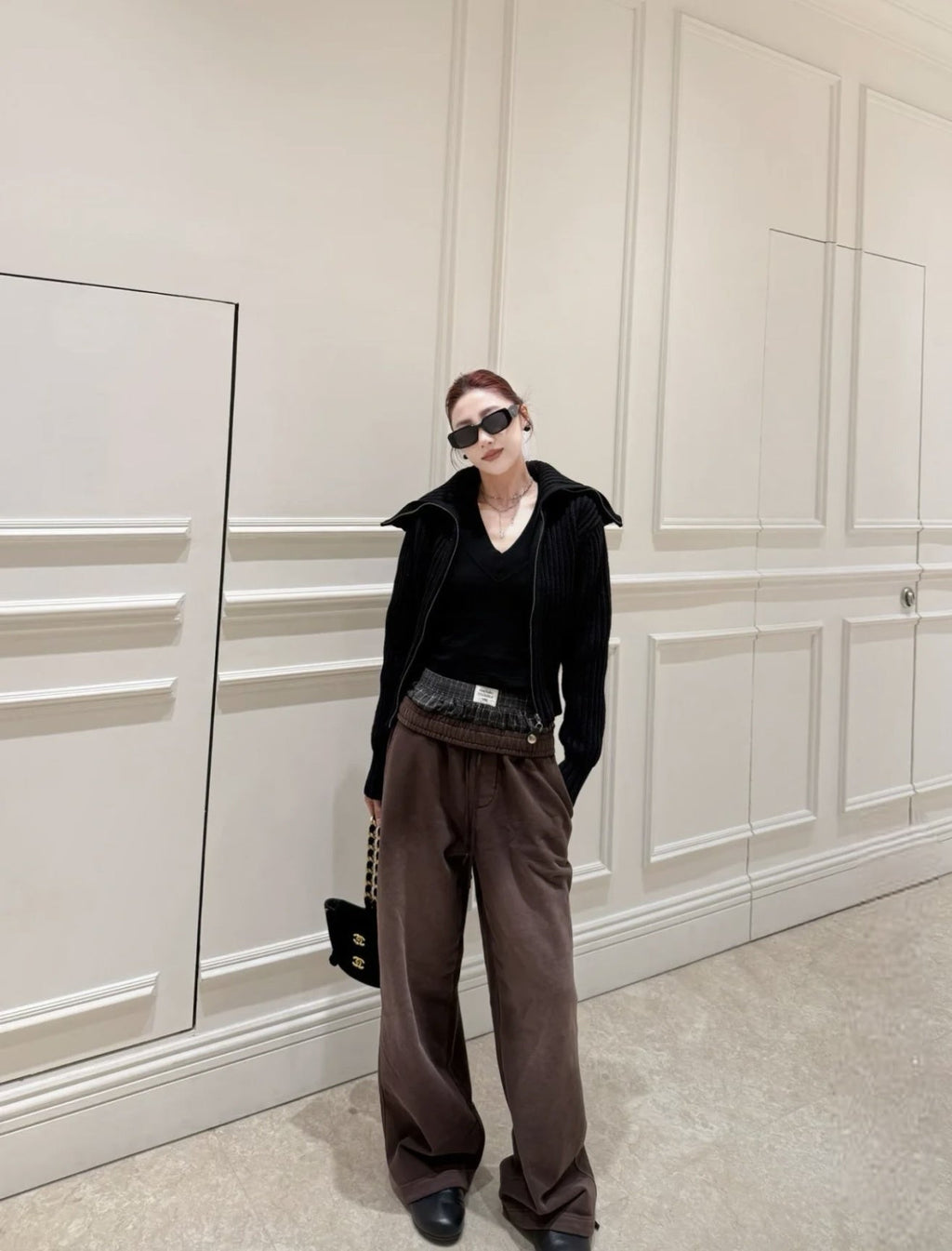 2026 New Acn Faux Two-Piece Logo Trousers (CC925-C20)