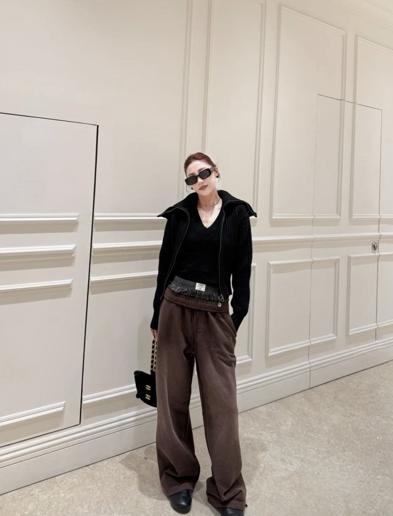 2026 New Acn Faux Two-Piece Logo Trousers (CC925-C20)