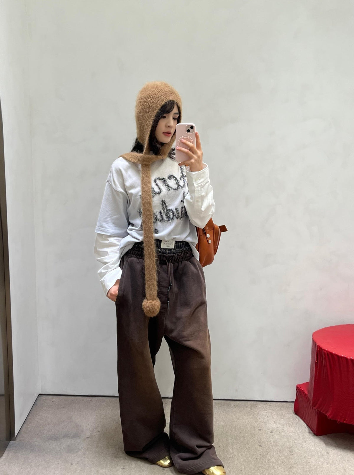 2026 New Acn Faux Two-Piece Logo Trousers (CC925-C20)