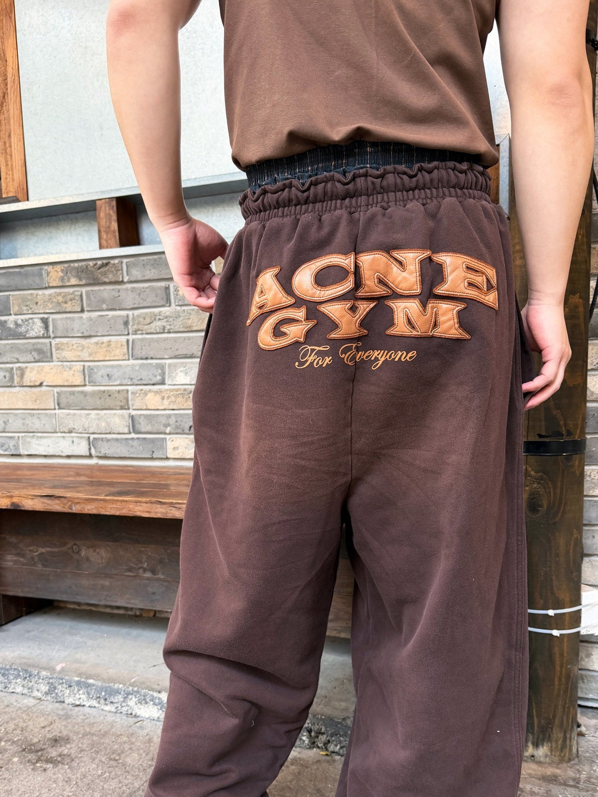 2026 New Acn Faux Two-Piece Logo Trousers (CC925-C20)