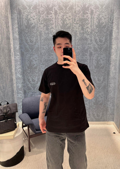 2026 New CD Embroidered T-Shirt (BB776-A10)