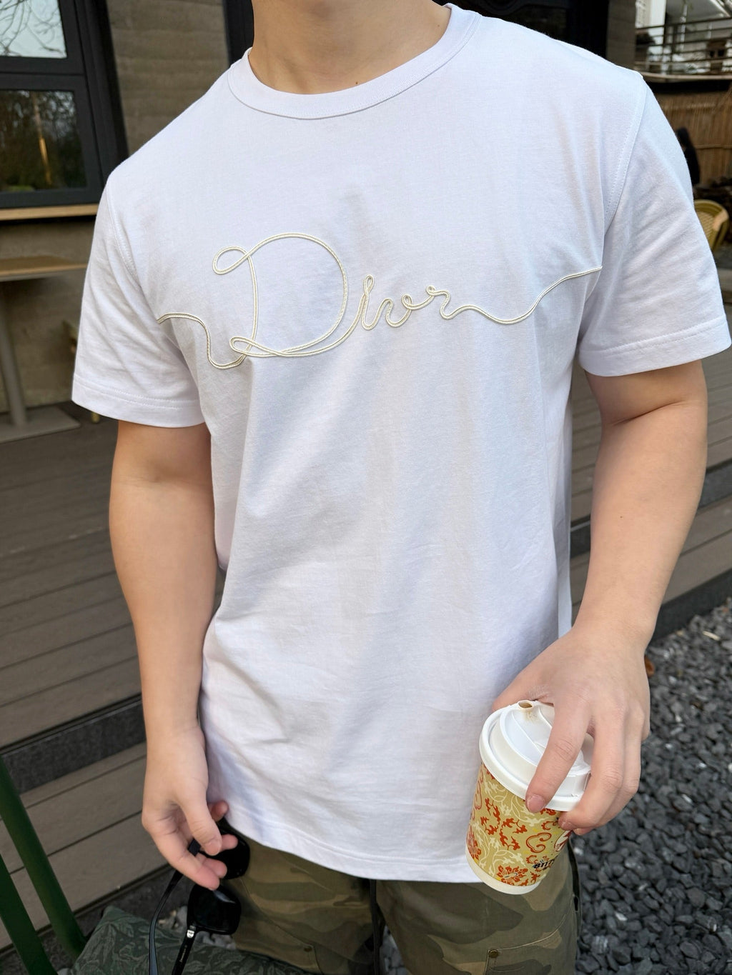 2026 New Style CD Embroidered Short-Sleeved Shirt (AA513-A15)