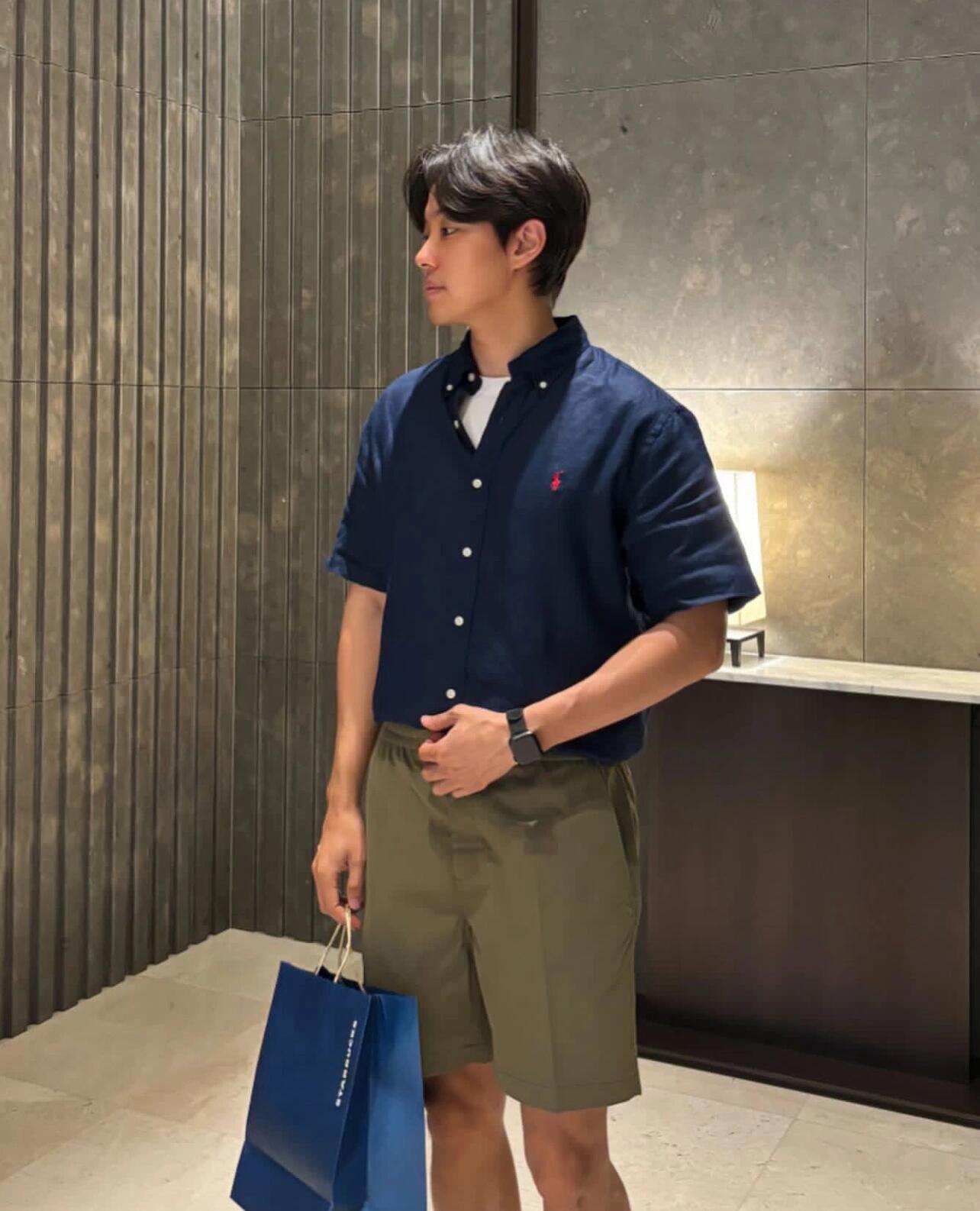 2026 New RL Embroidered Logo Short-Sleeve Shirt (CC926-A45)
