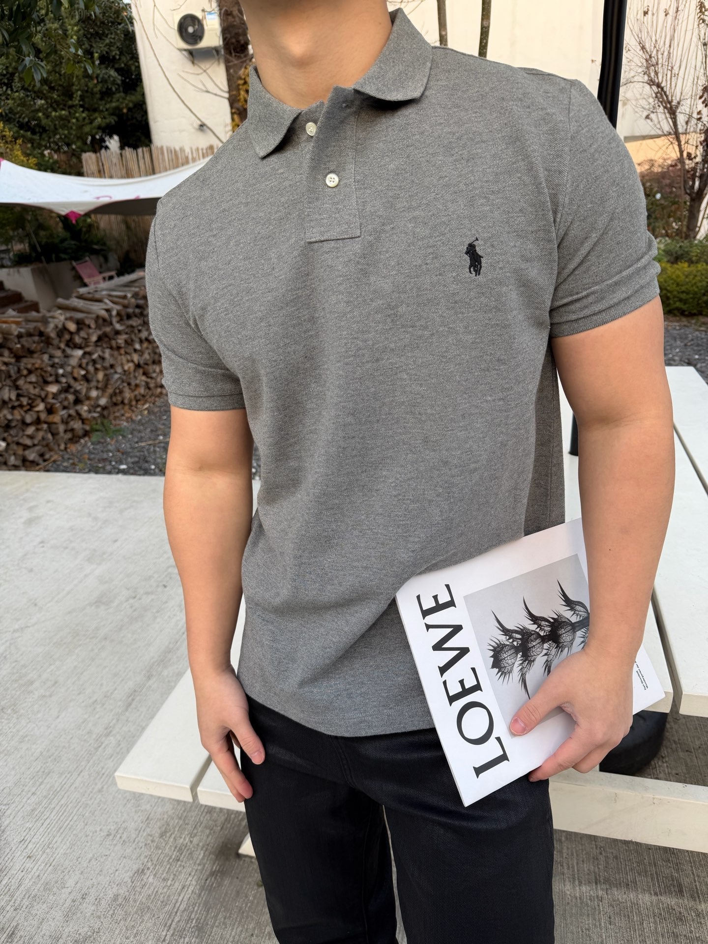 2026 New RL Embroidered Logo Polo Shirt (CC929-A40)