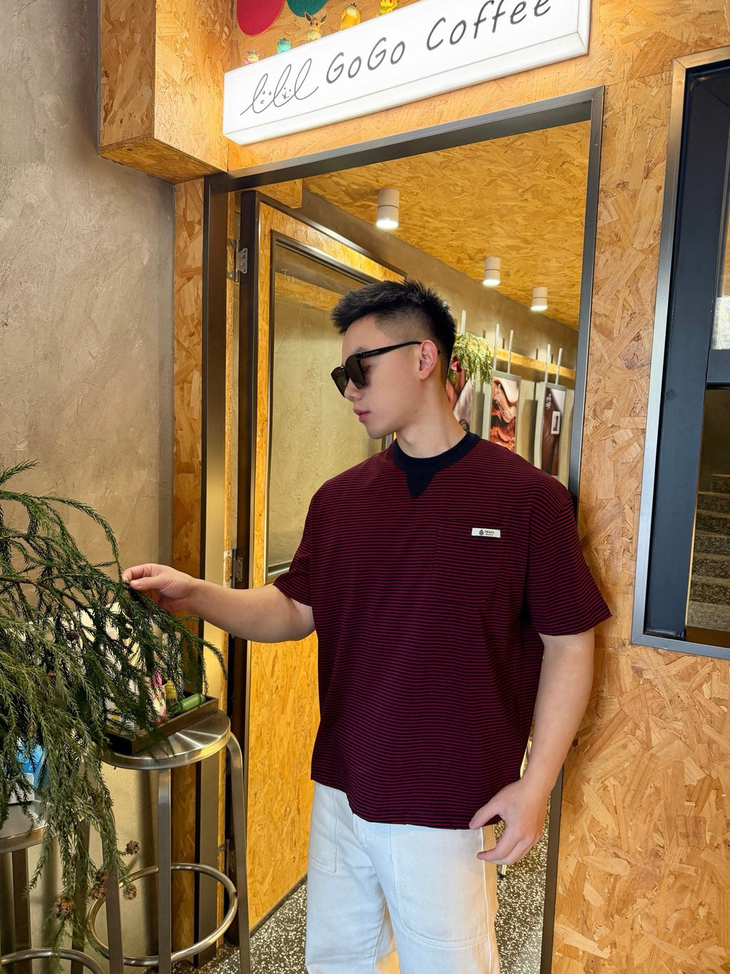 2026 New Triangle Brand Striped Pocket Short-Sleeve Shirt (CC939-A25)