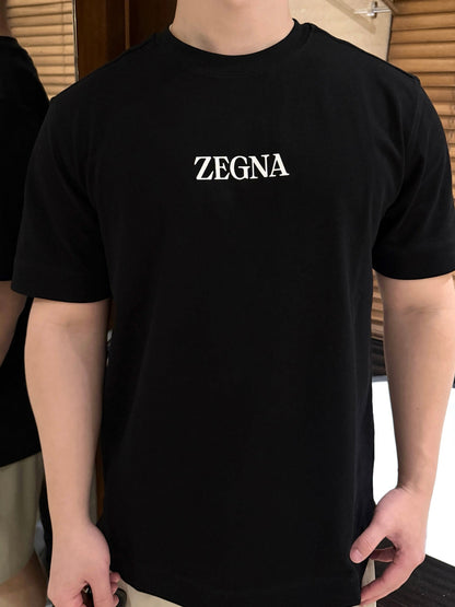 2026 New ZE Letter Print Short-Sleeve Shirt (AA537-A15)