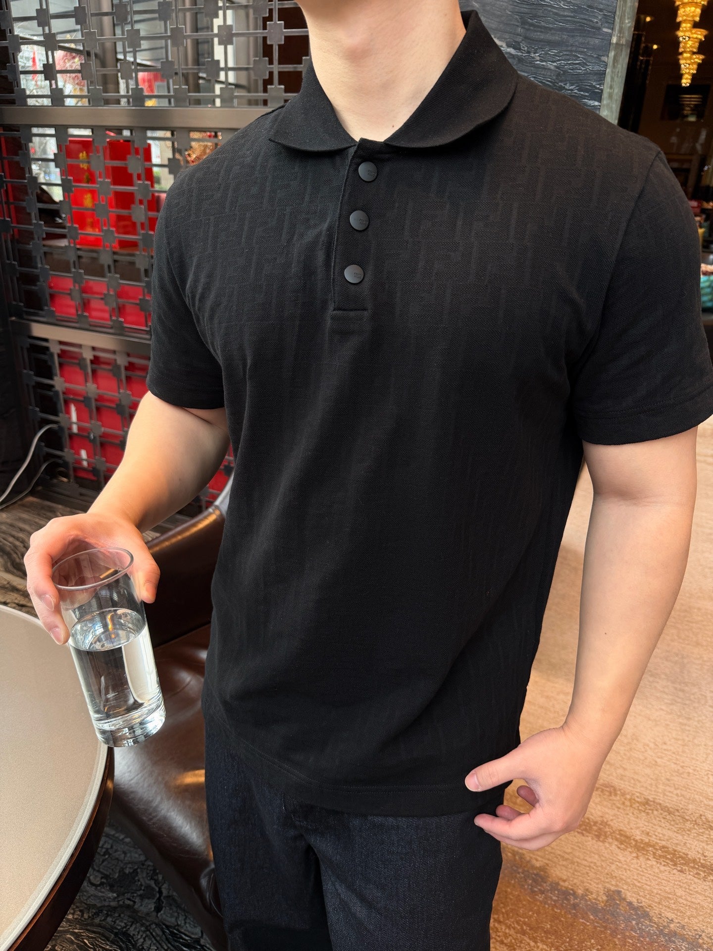 2026 New FF Jacquard Polo Shirt (BB733-A50)