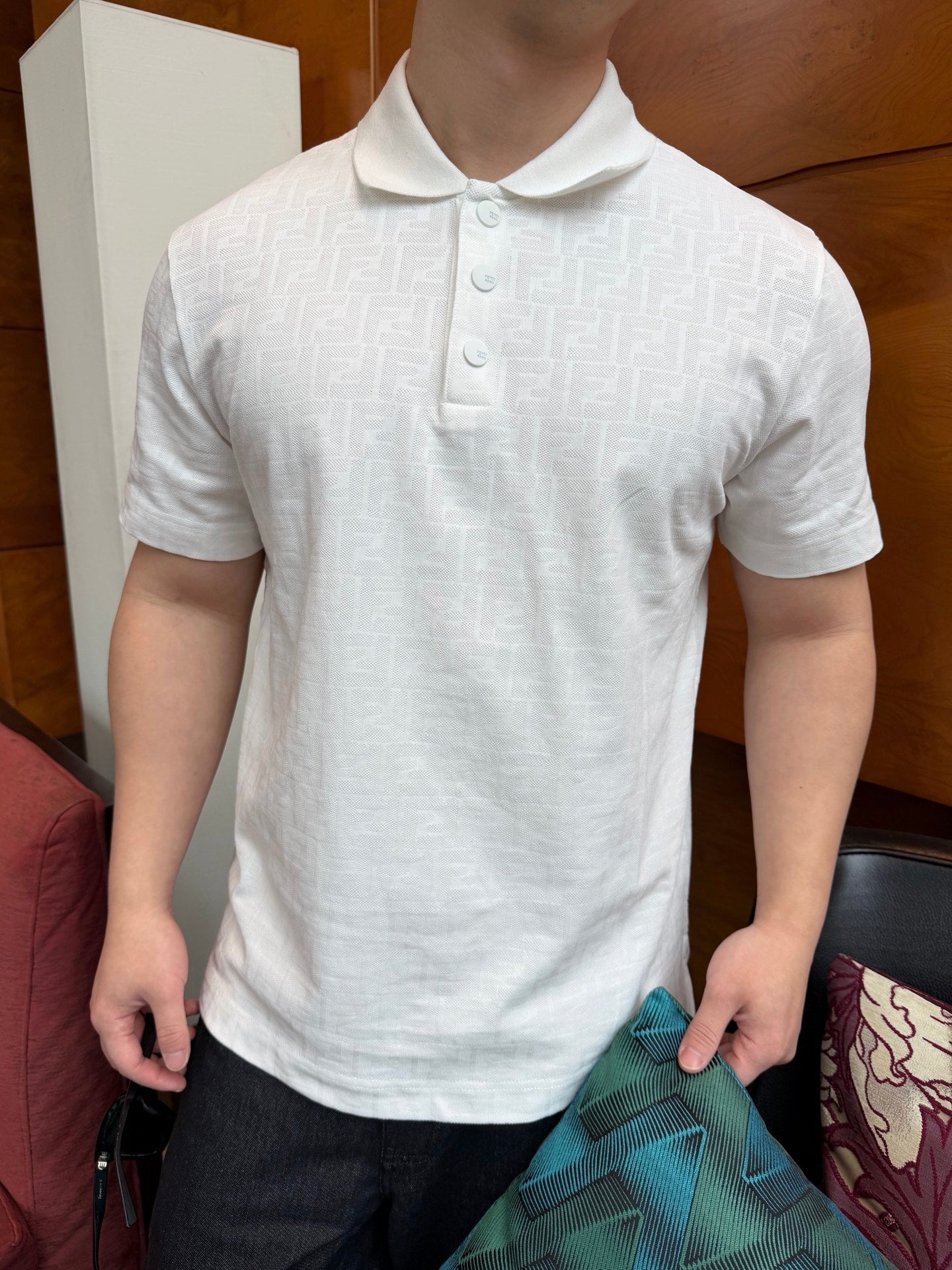 2026 New FF Jacquard Polo Shirt (BB733-A50)