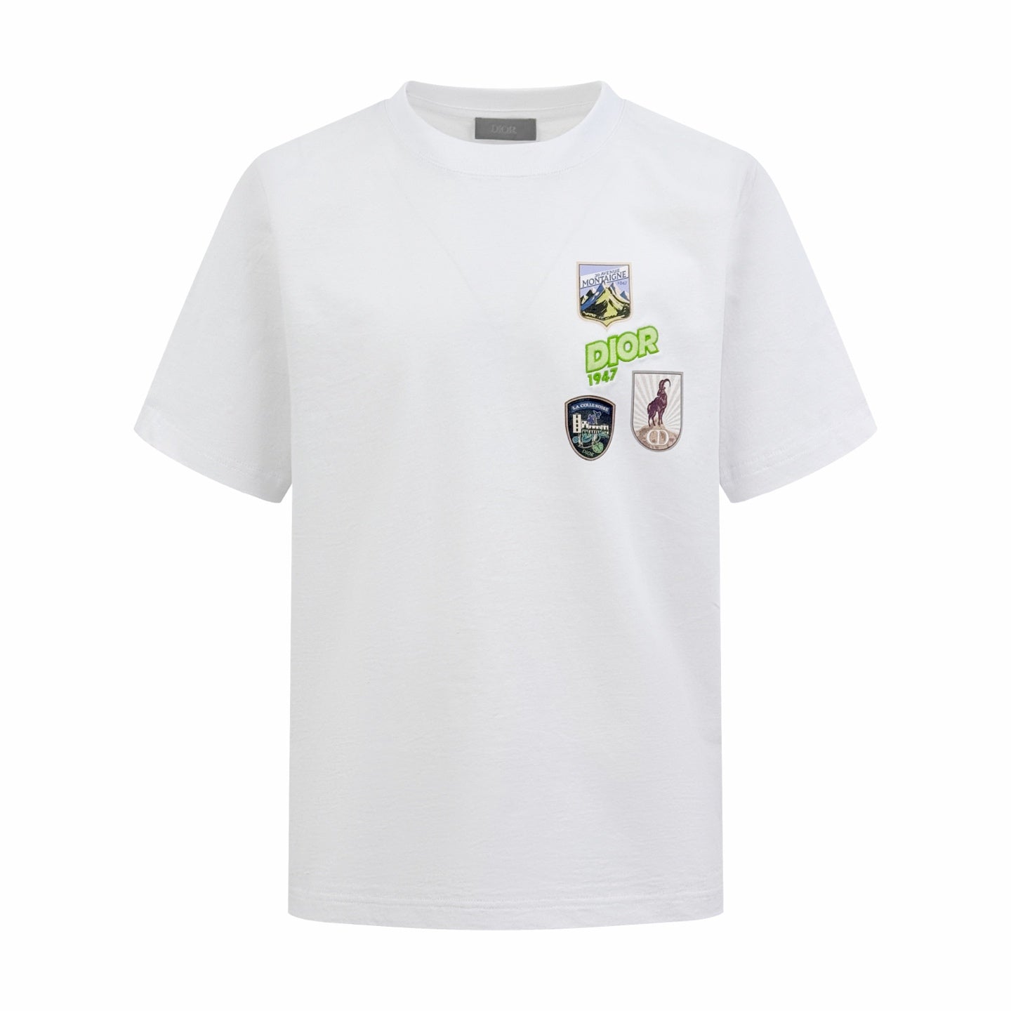 2026 New CD Multi-Color Patch Short-Sleeve Shirt (AA512-A15)