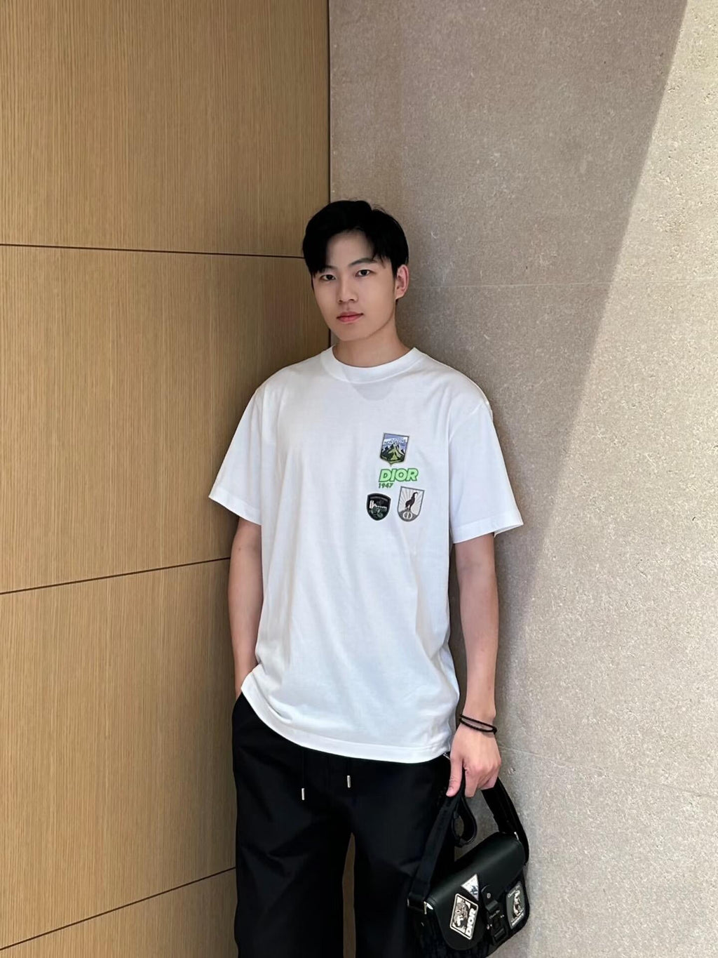 2026 New CD Multi-Color Patch Short-Sleeve Shirt (AA512-A15)