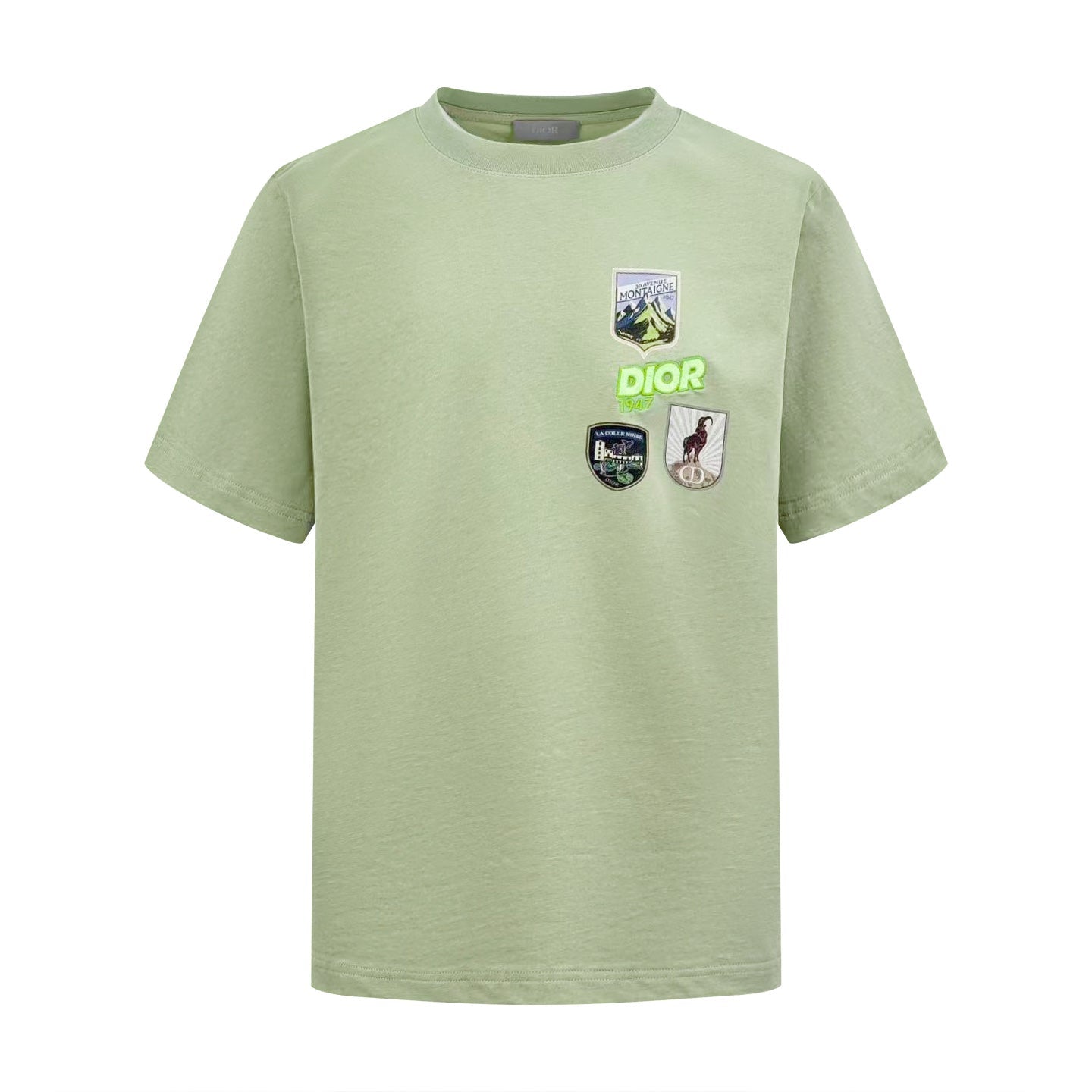 2026 New CD Multi-Color Patch Short-Sleeve Shirt (AA512-A15)