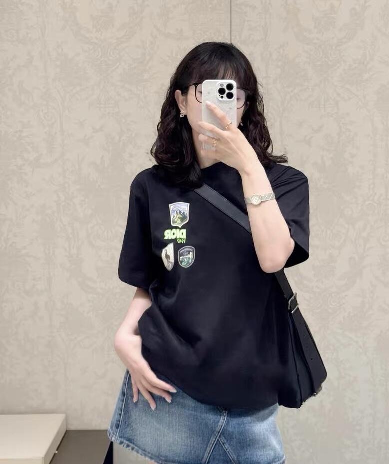 2026 New CD Multi-Color Patch Short-Sleeve Shirt (AA512-A15)