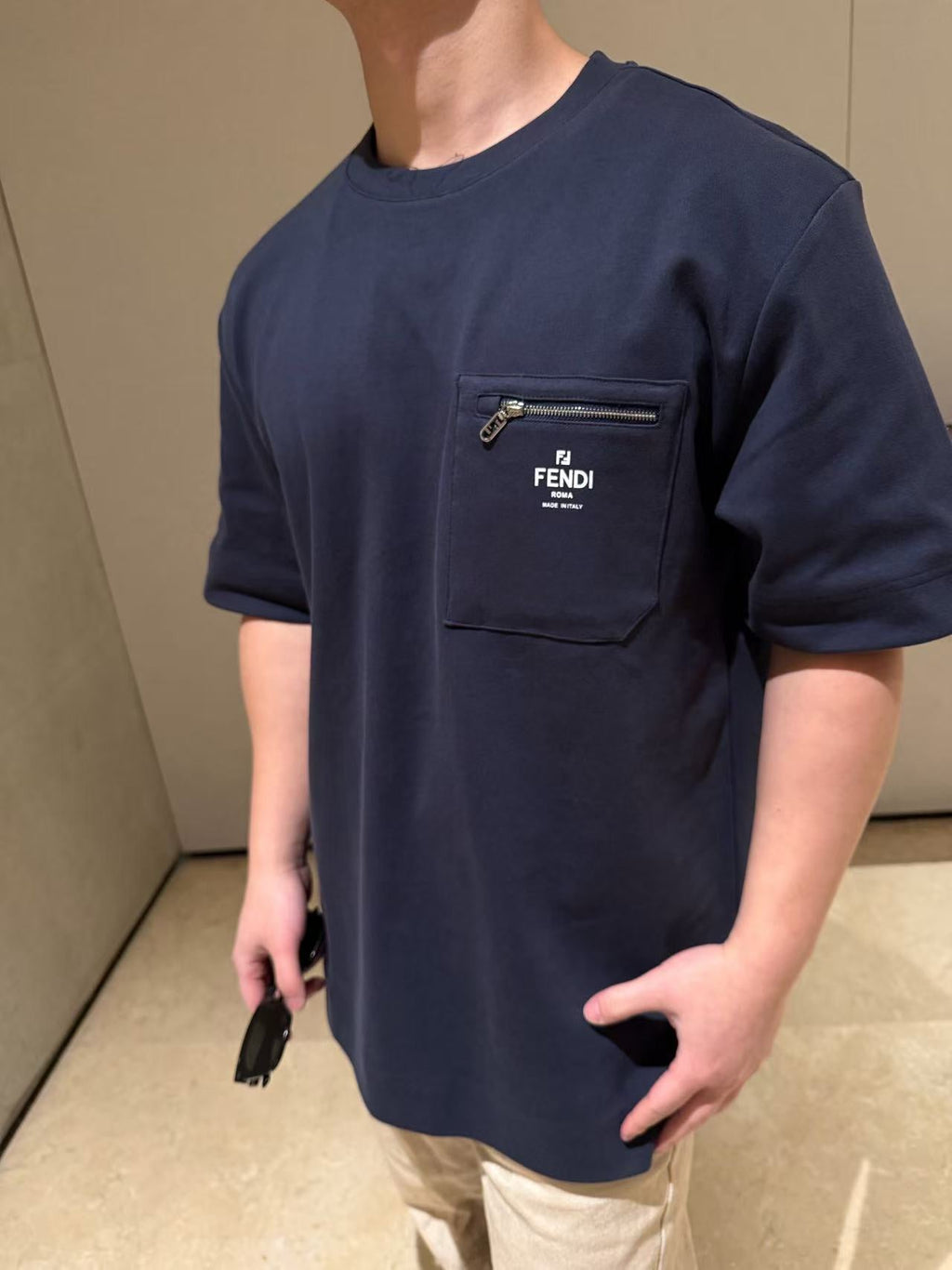 2026 New FF Print Pocket Short-Sleeve Shirt (AA530-A25)