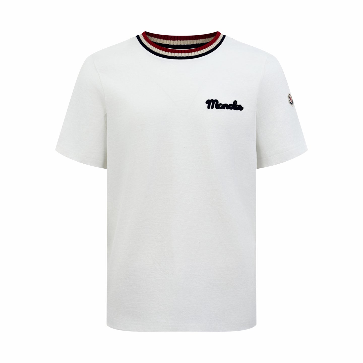 2026 New Mon Knit Collar Logo Short Sleeve (AA538-A15)