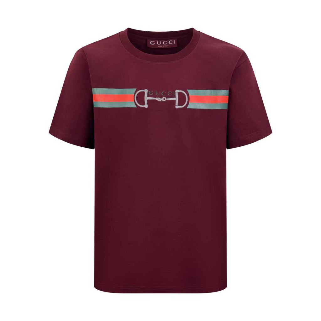 2026 New GU Horsebit Webbing T-Shirt (AA540-A15)