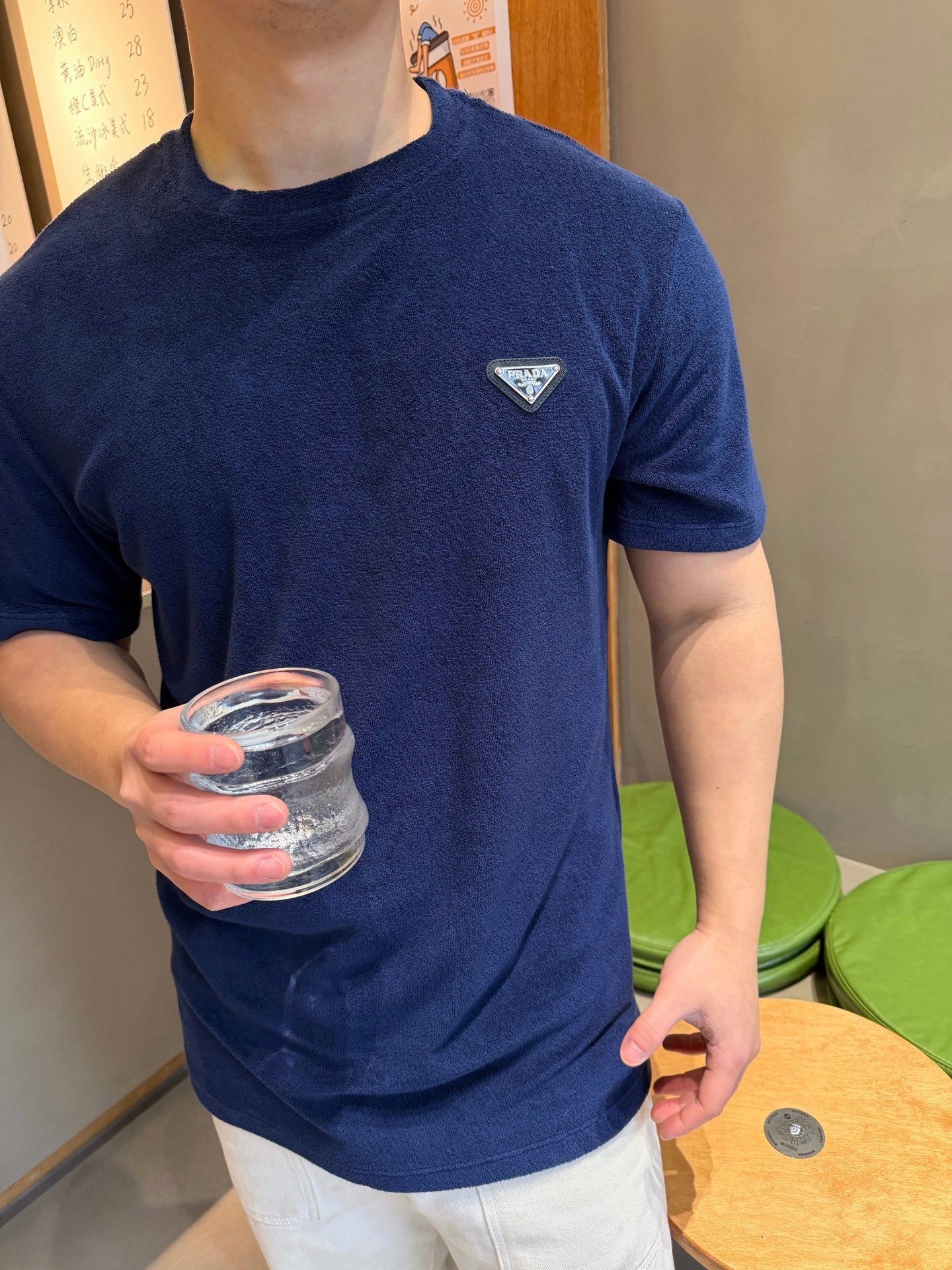 2026 New Triangle Brand Terry Cloth Short-Sleeve Shirt (AA535-A20)