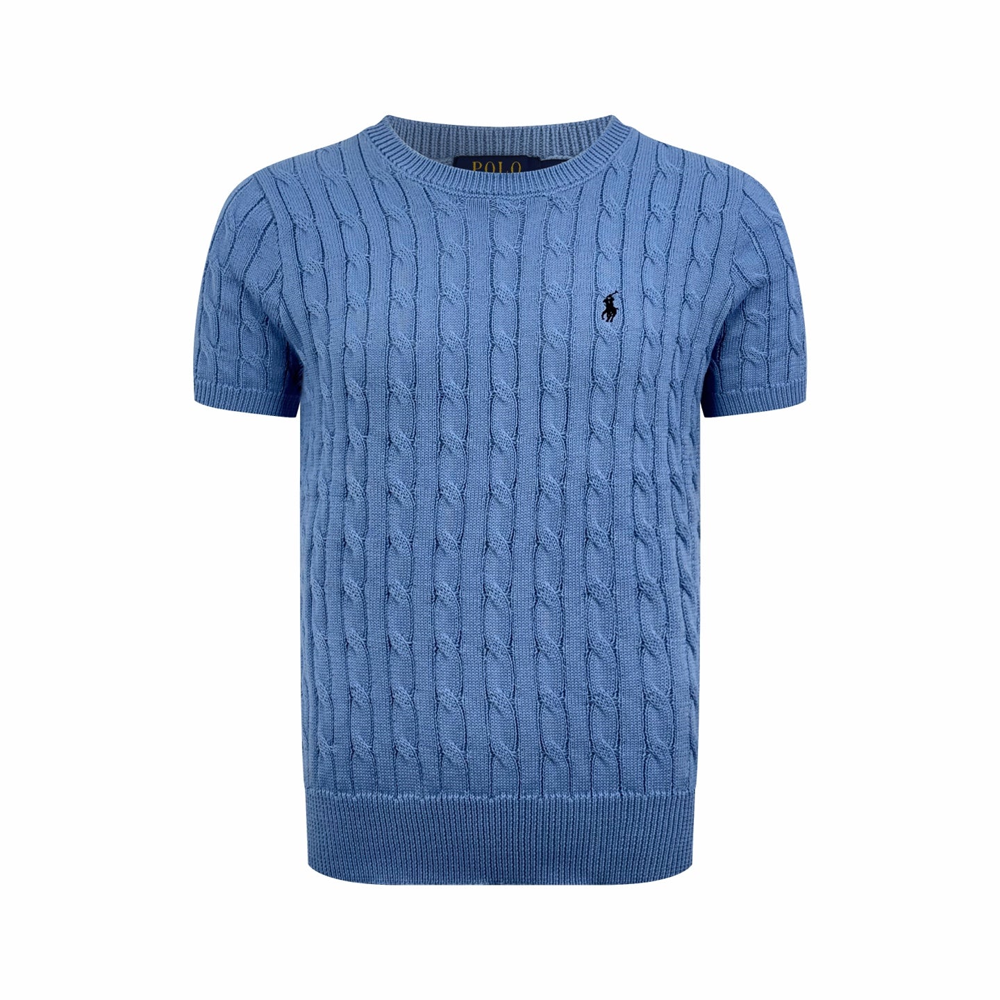 2026 New RL Cable-Knit Short-Sleeve Sweater (CC938-A50)