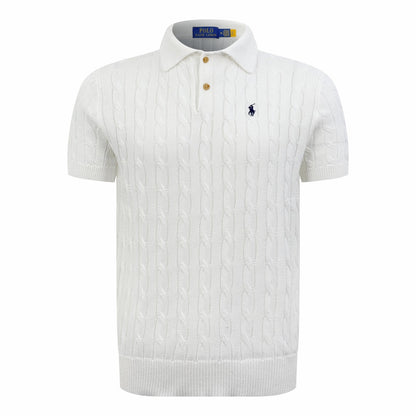 2026 New RL Cable-Knit Polo Neck Sweater (CC945-A60)