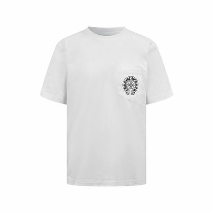 2026 New CH Cross-Flower Print Pocket T-Shirt (AA531-A10)