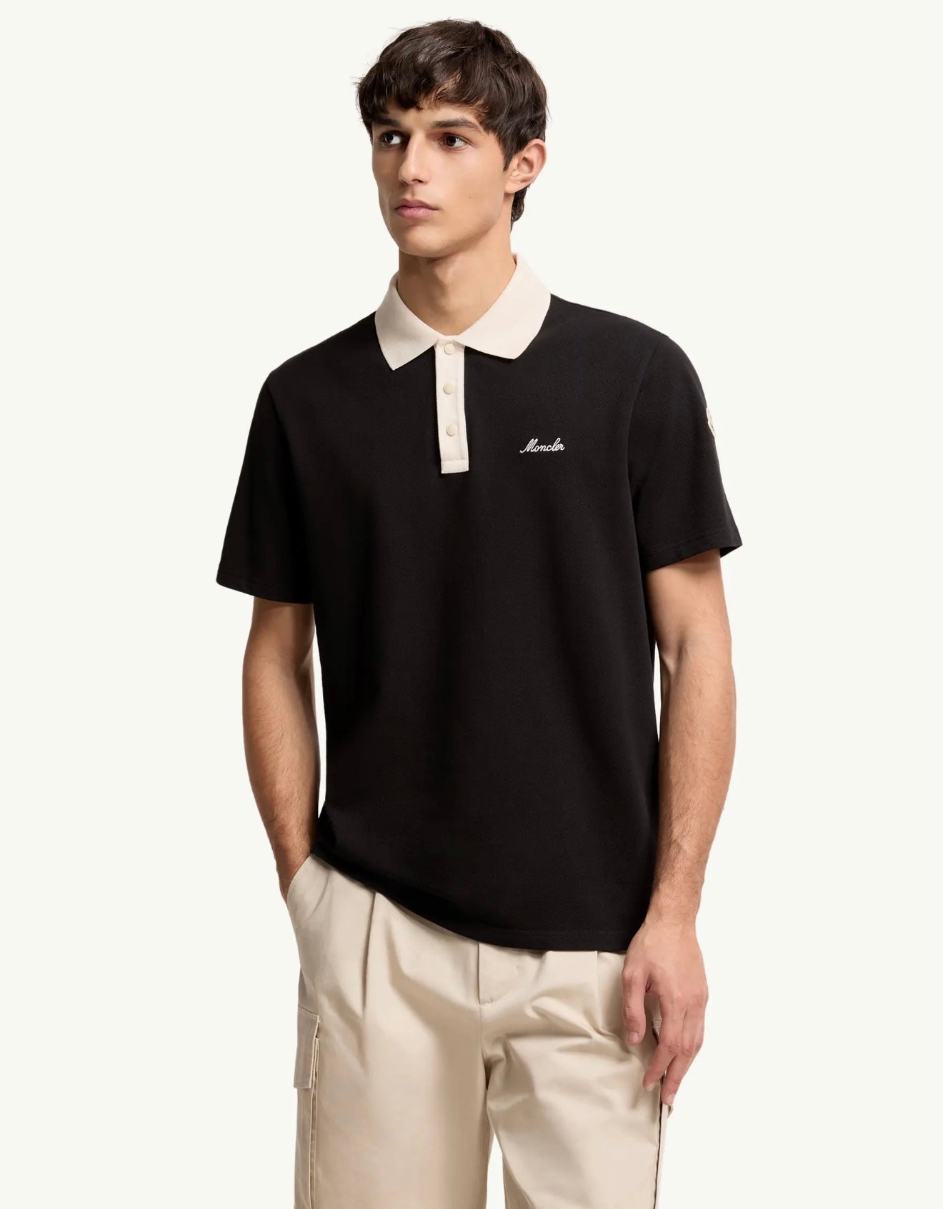 2026 New Mon Embroidered Snap Polo Shirt (BB791-A35)