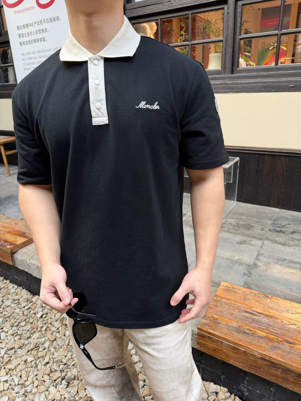 2026 New Mon Embroidered Snap Polo Shirt (BB791-A35)