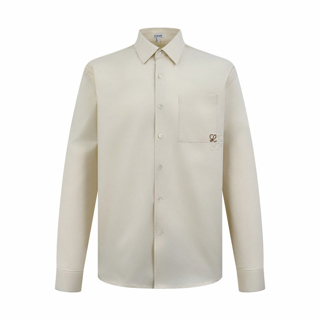 2026 New Way Two-Tone Embroidered Patch Pocket Shirt (CC944-B30)