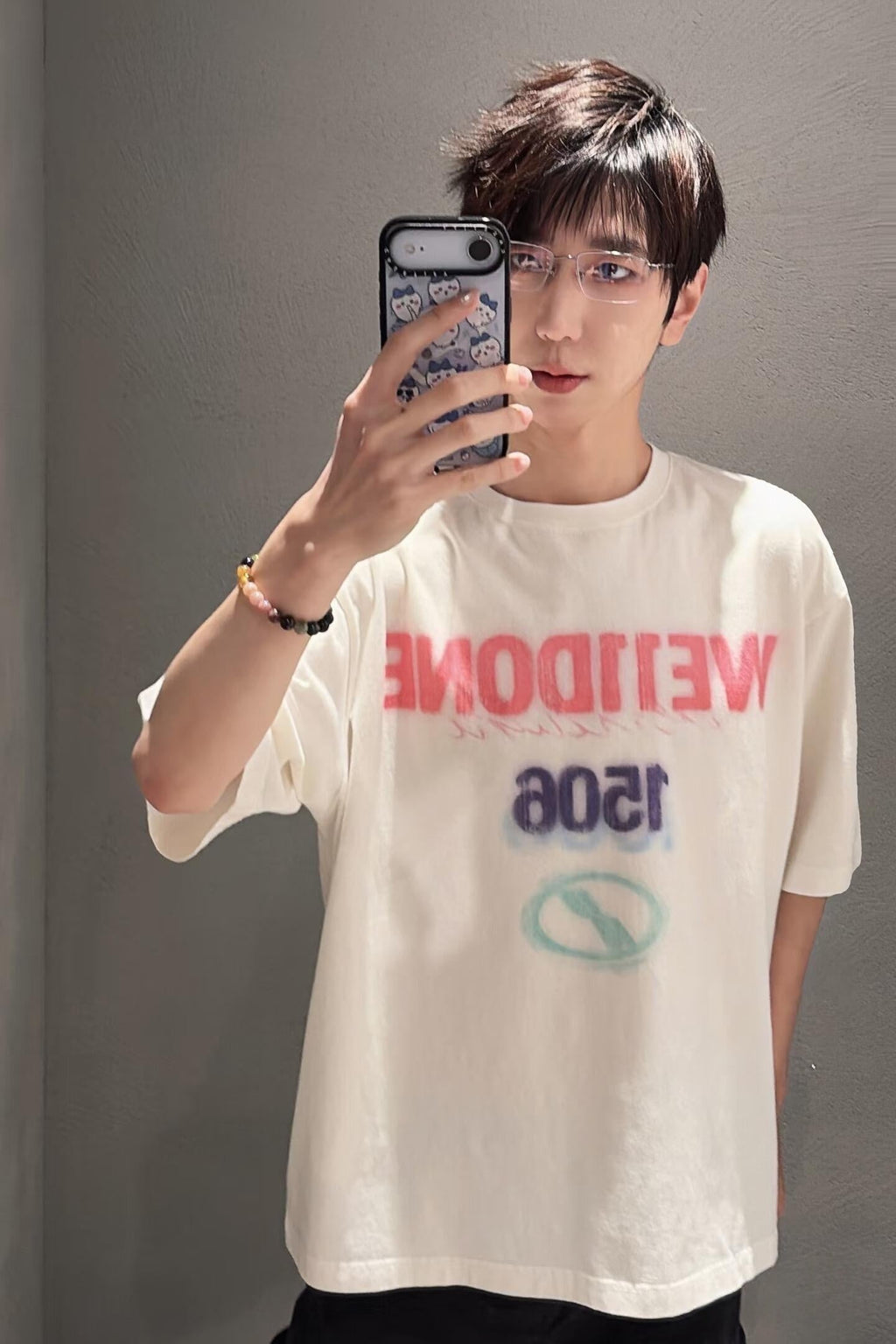 2026 New Model WE11 Color-Printed Short-Sleeve Shirt (AA516-A15)