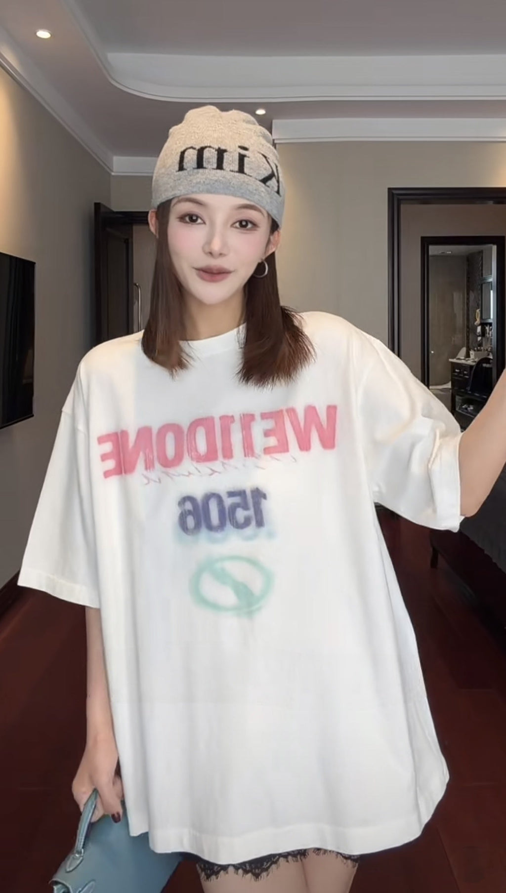 2026 New Model WE11 Color-Printed Short-Sleeve Shirt (AA516-A15)