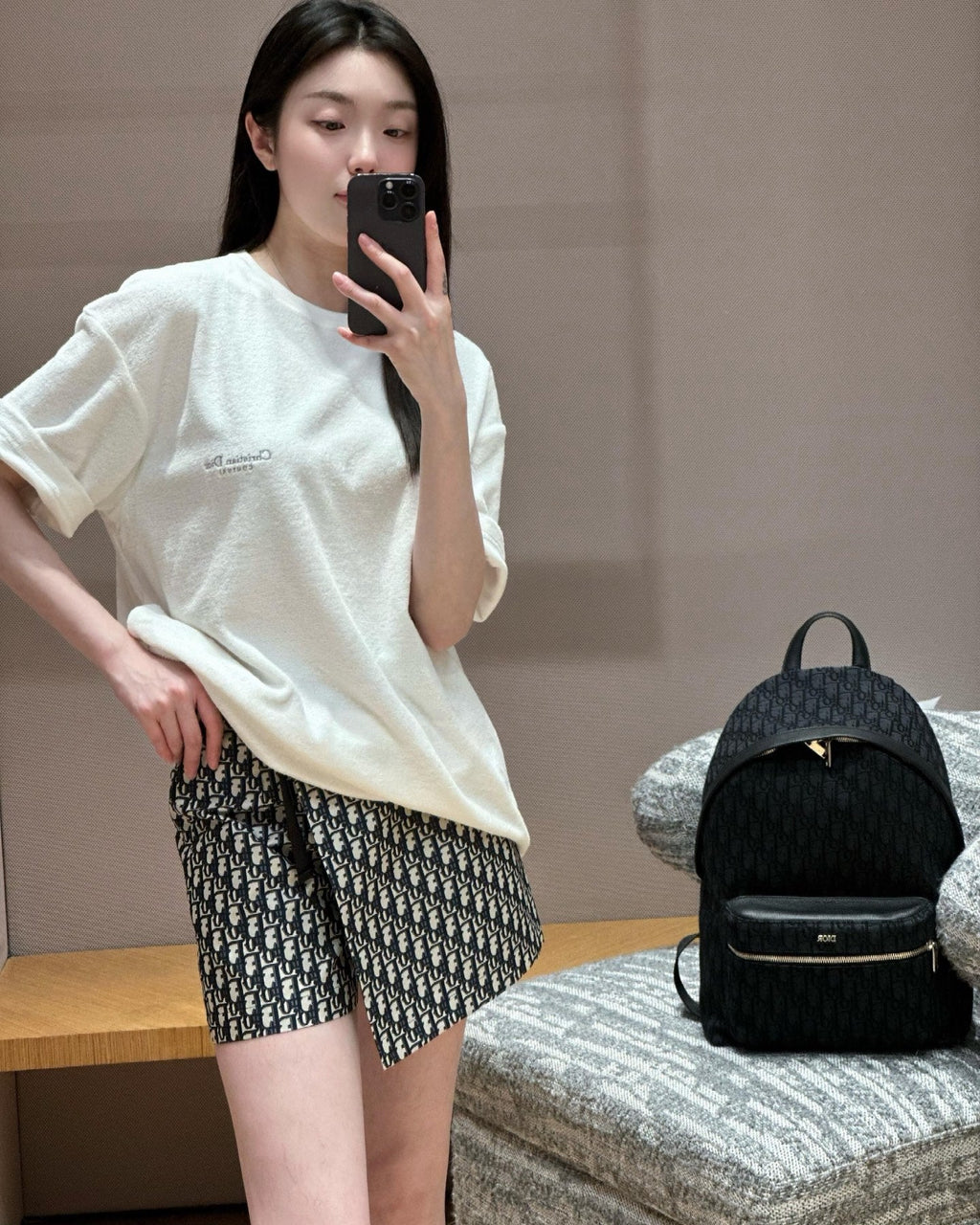 2026 New Style CD Embroidered Terry Short-Sleeved Shirt (AA518-A10)