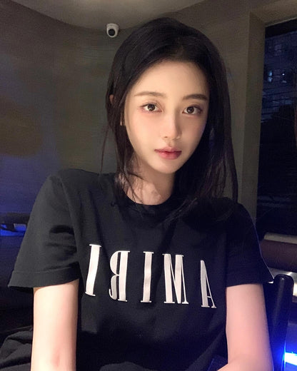 2026 New AM Logo Print Short-Sleeved Shirt (AA558-A00)