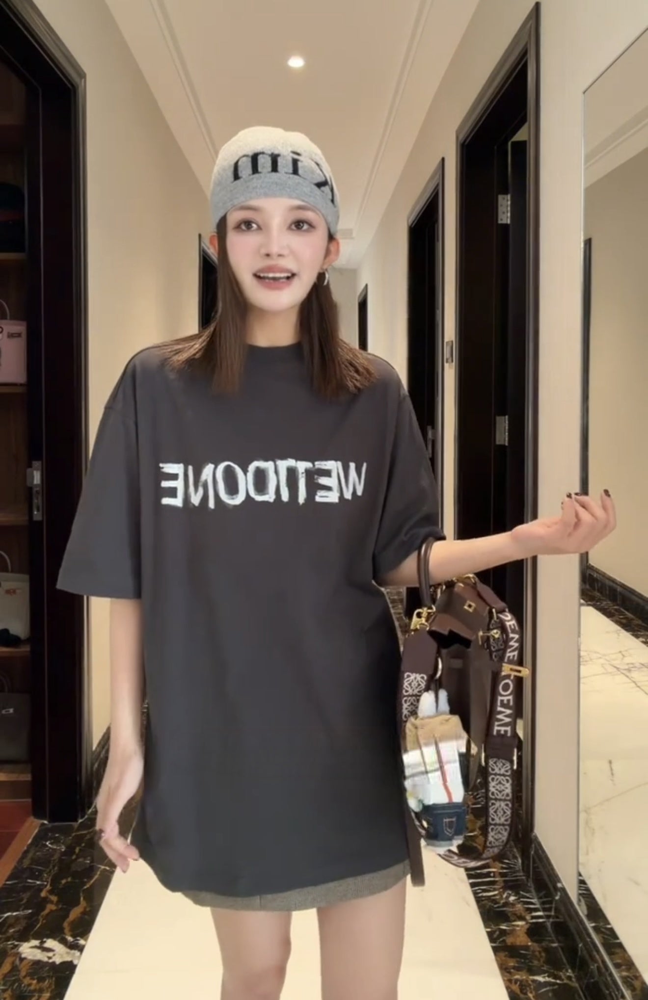 2026 New WE11 Printed Hand-Painted Short-Sleeved Shirt (AA557-A10)
