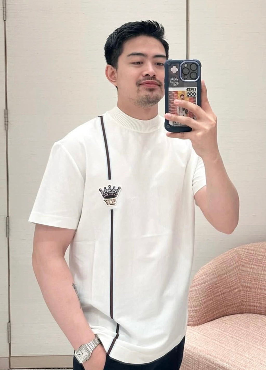 2026 New LY Logo Crown Short-Sleeved T-Shirt (AA552-A20)