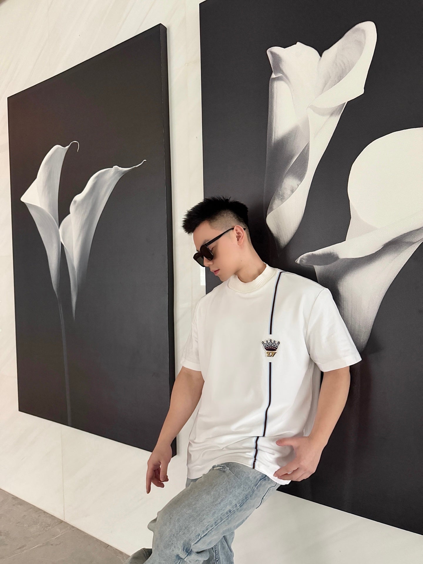 2026 New LY Logo Crown Short-Sleeved T-Shirt (AA552-A20)